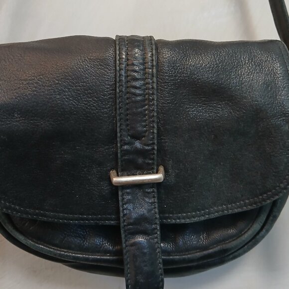 Harve Bernard Small Leather Crossbody - Picture 1 of 10